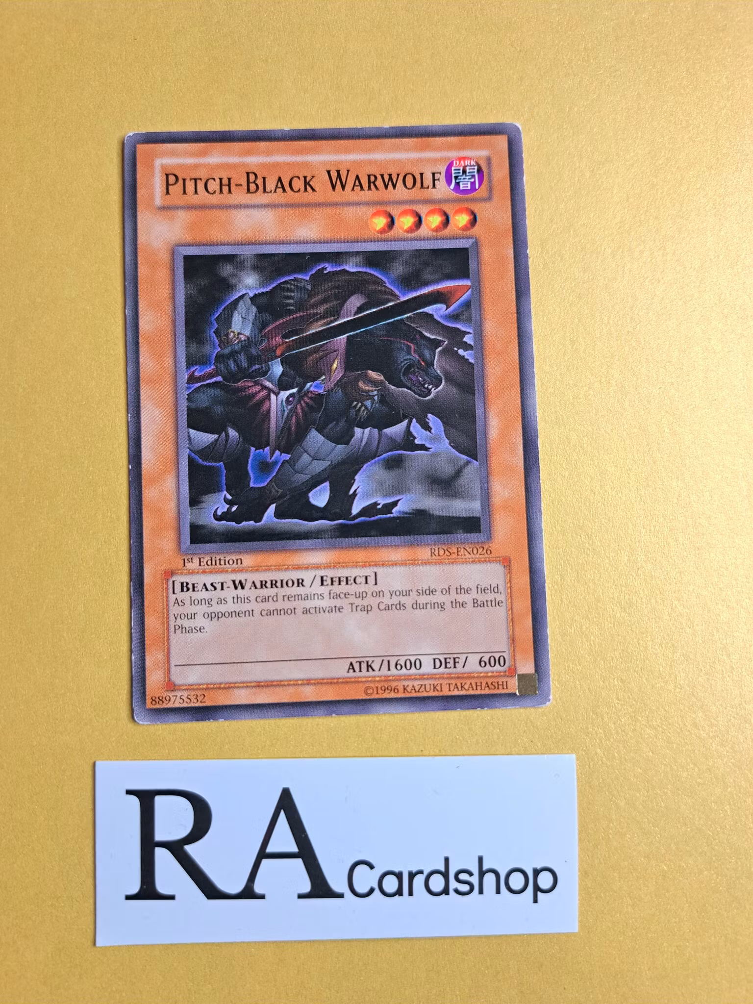 Pitch-Black Warwolf Common 1st Edition RDS-EN026  Rise of Destiny RDS Yu-Gi-Oh