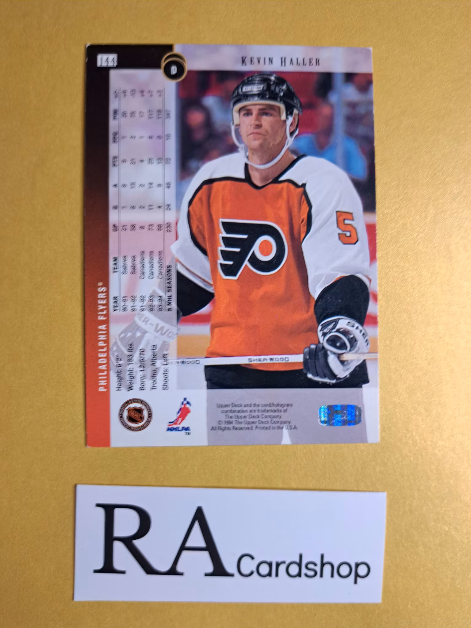 Kevin Haller 94-95 Upper Deck #144 NHL Hockey