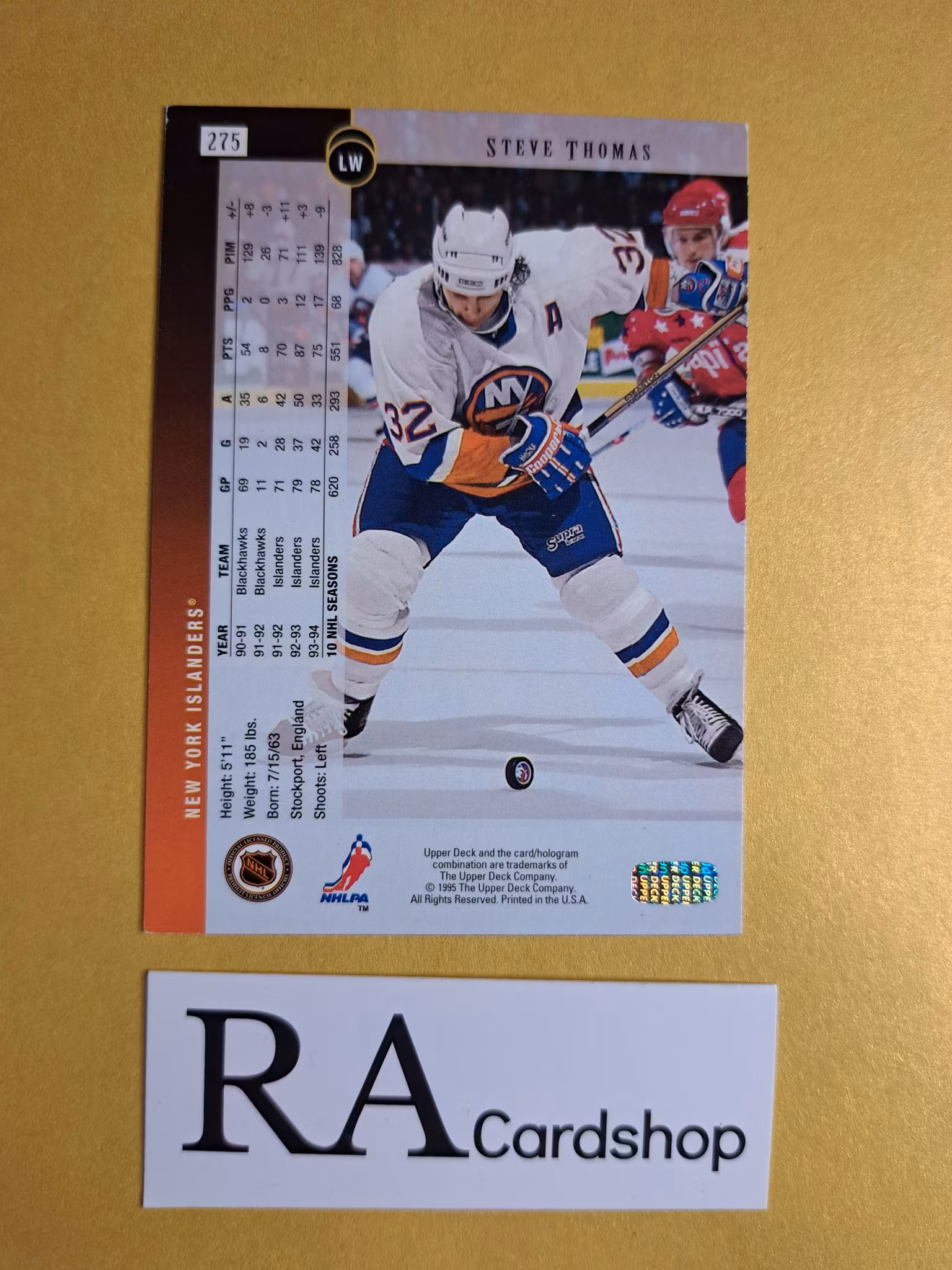 Steve Thomas 94-95 Upper Deck #275 NHL Hockey