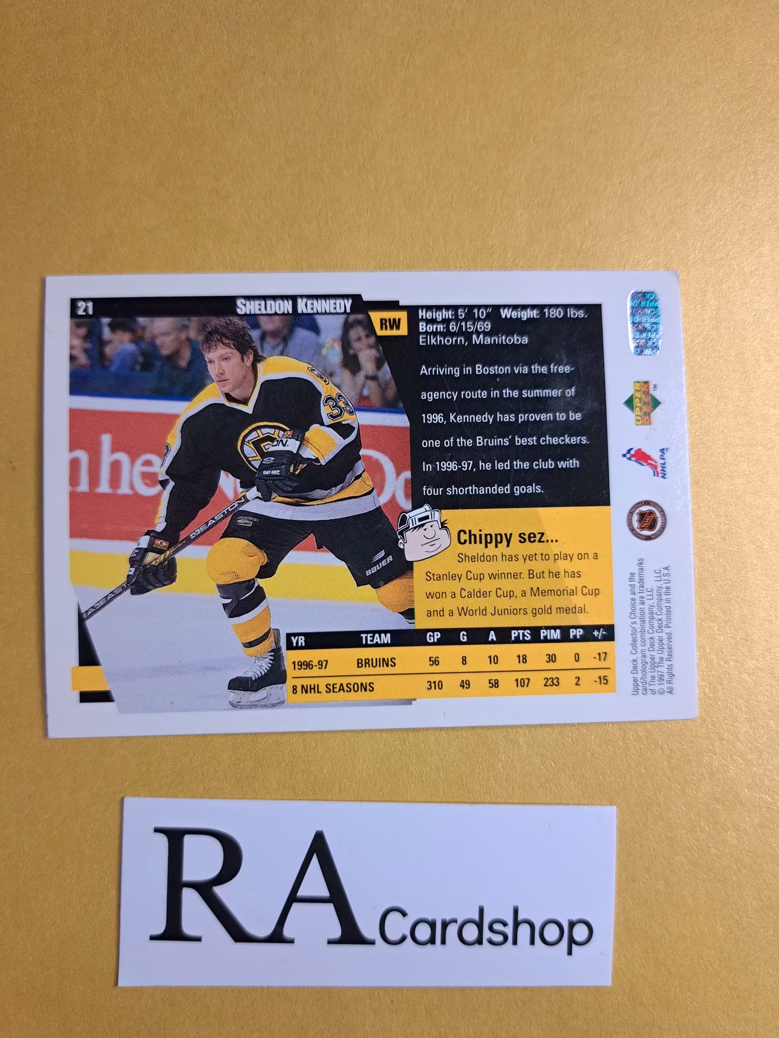 Sheldon Kennedy 97-98 Upper Deck Collectors Choice #21 NHL Hockey