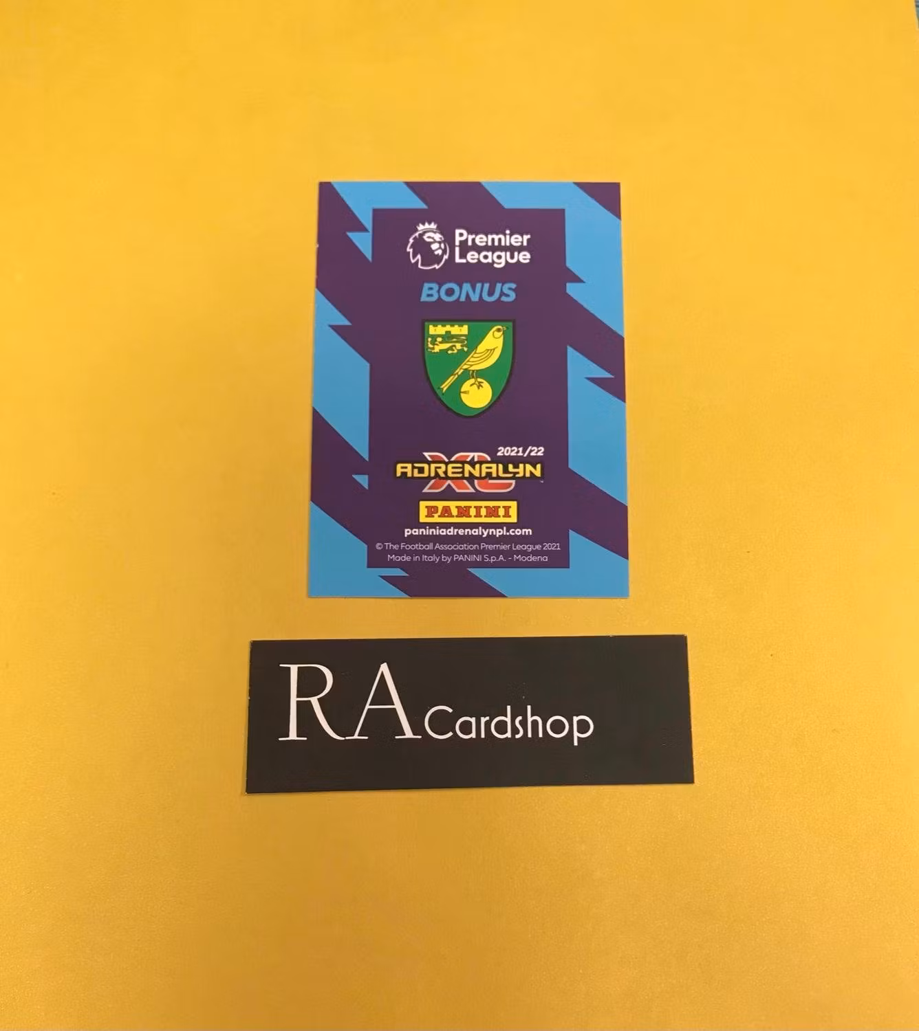 Norwich City Lineup #279 2021-22 Premier League Adrenalyn XL