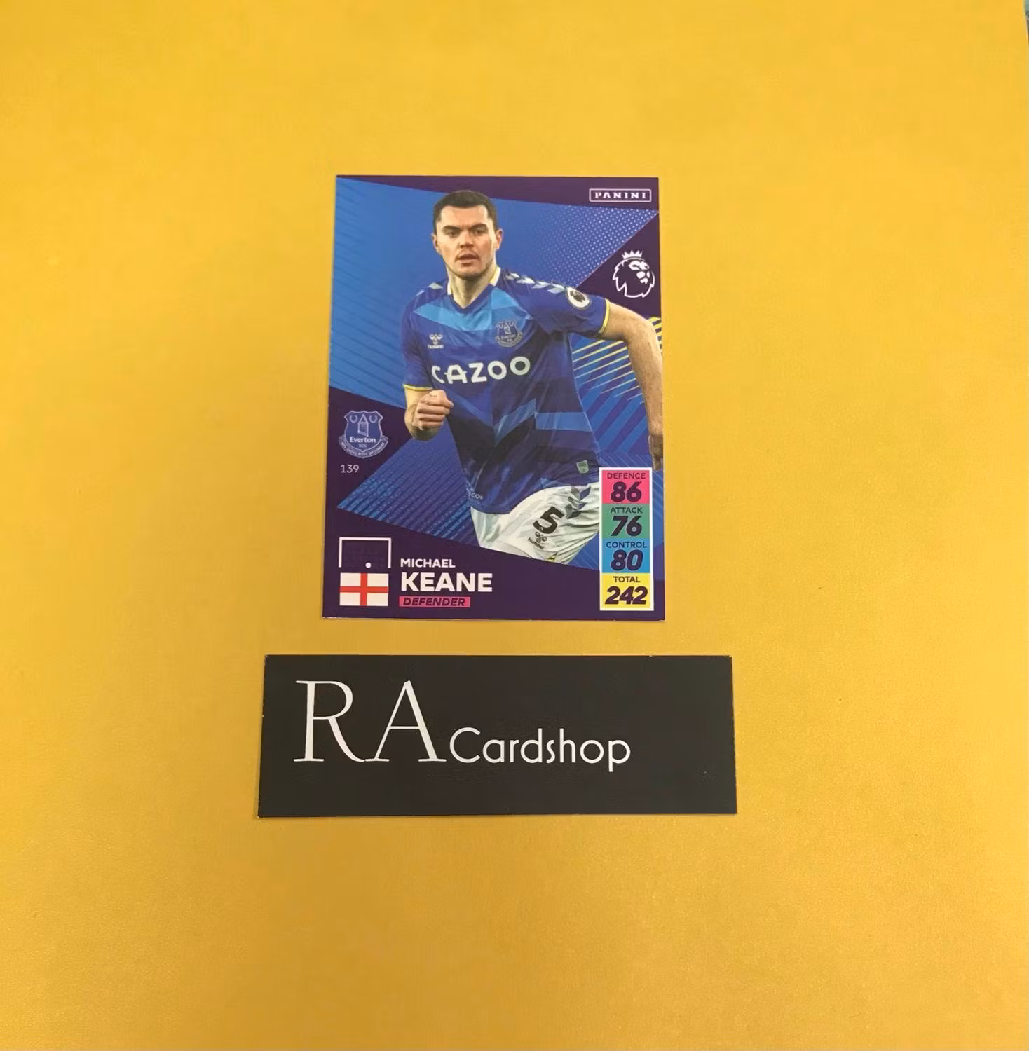 Michael Keane #139 2021-22 Premier League Adrenalyn XL