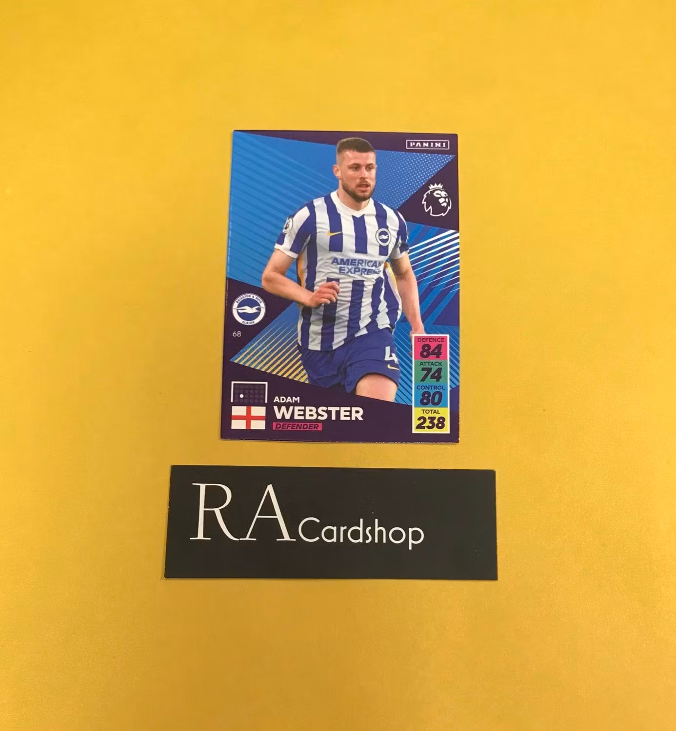 Adam Webster #68 2021-22 Premier League Adrenalyn XL