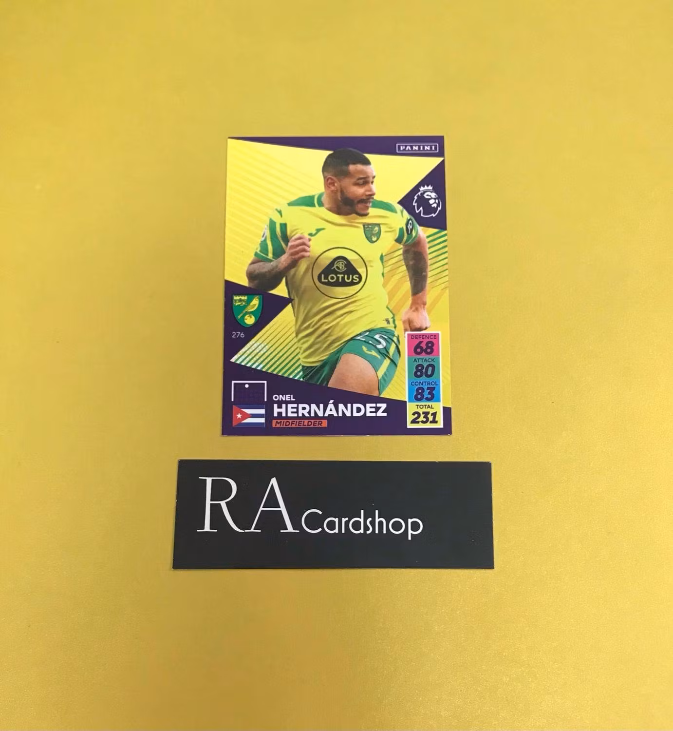 Onel Hernandez #276 2021-22 Premier League Adrenalyn XL