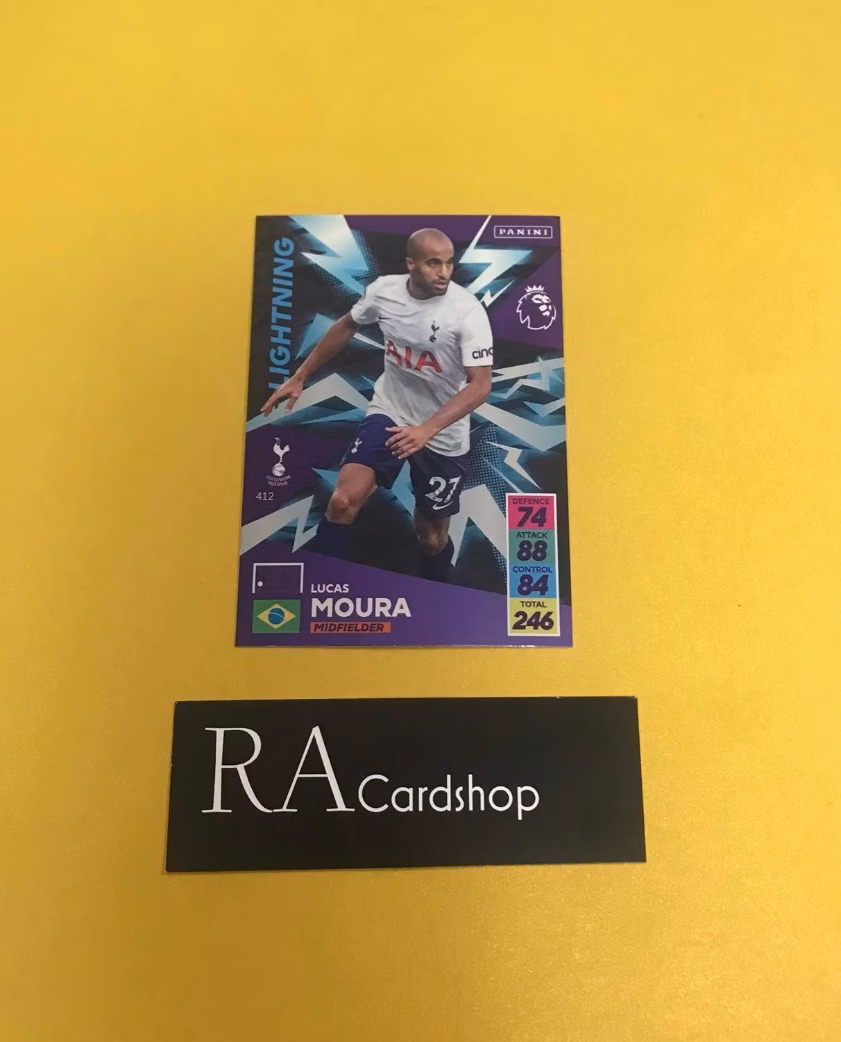 Lucas Moura #412 2021-22 Premier League Adrenalyn XL