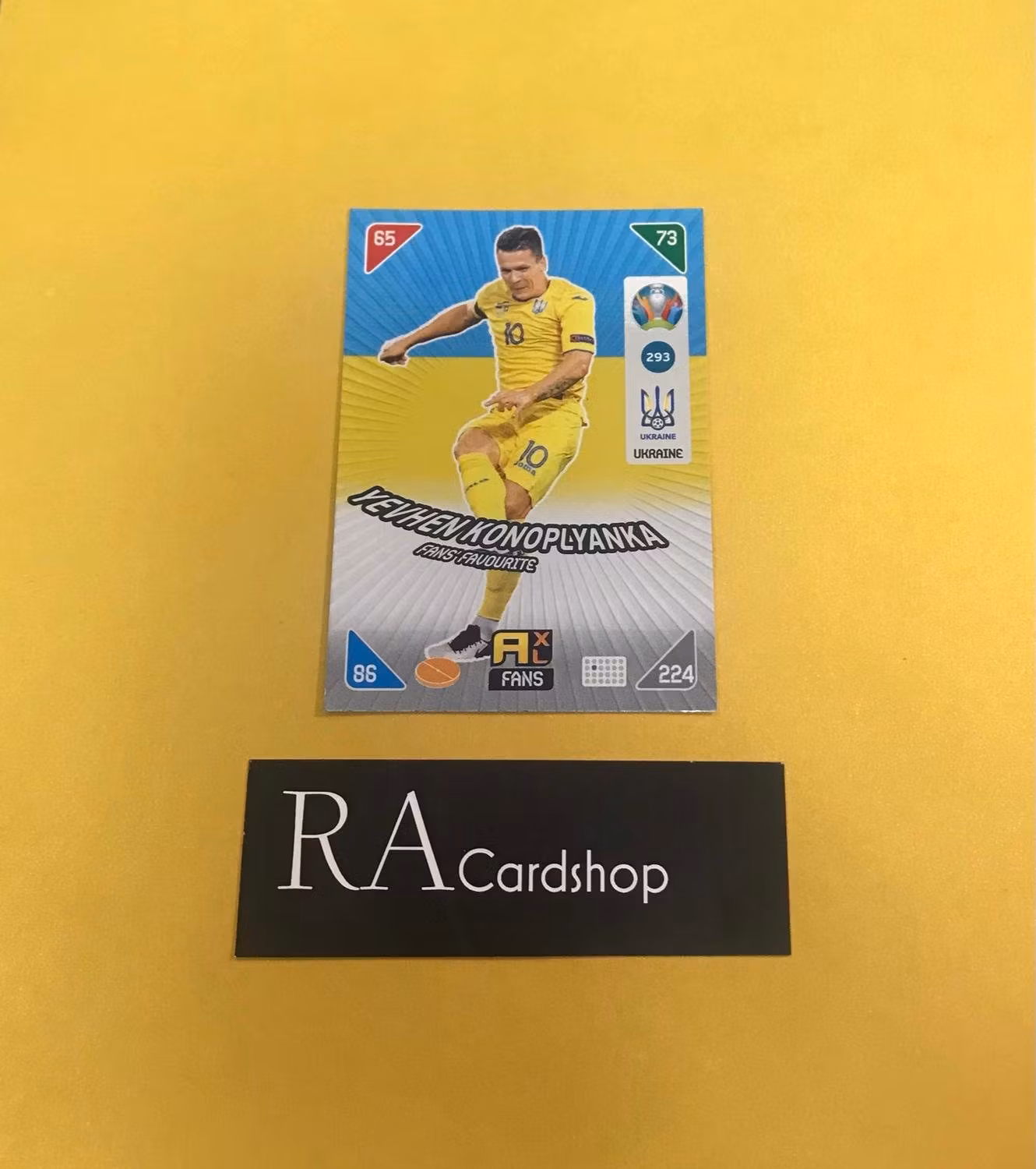 Yevhen Konoplyanka Fans Favourite #293 2020 UEFA Euro2020 Adrenalyn XL 2021 Kick Off