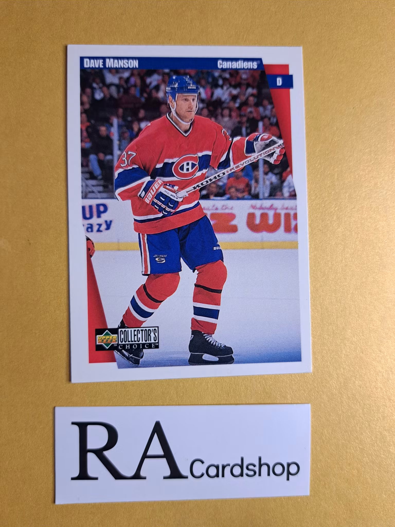Dave Manson 97-98 Upper Deck Collectors Choice #136 NHL Hockey