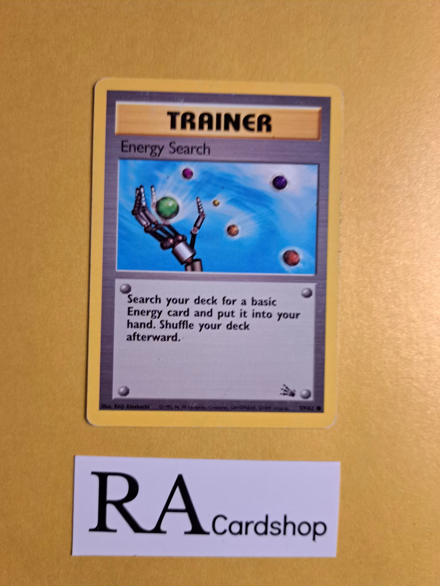 Energy Search Common (3) 59/62 Fossil Pokemon