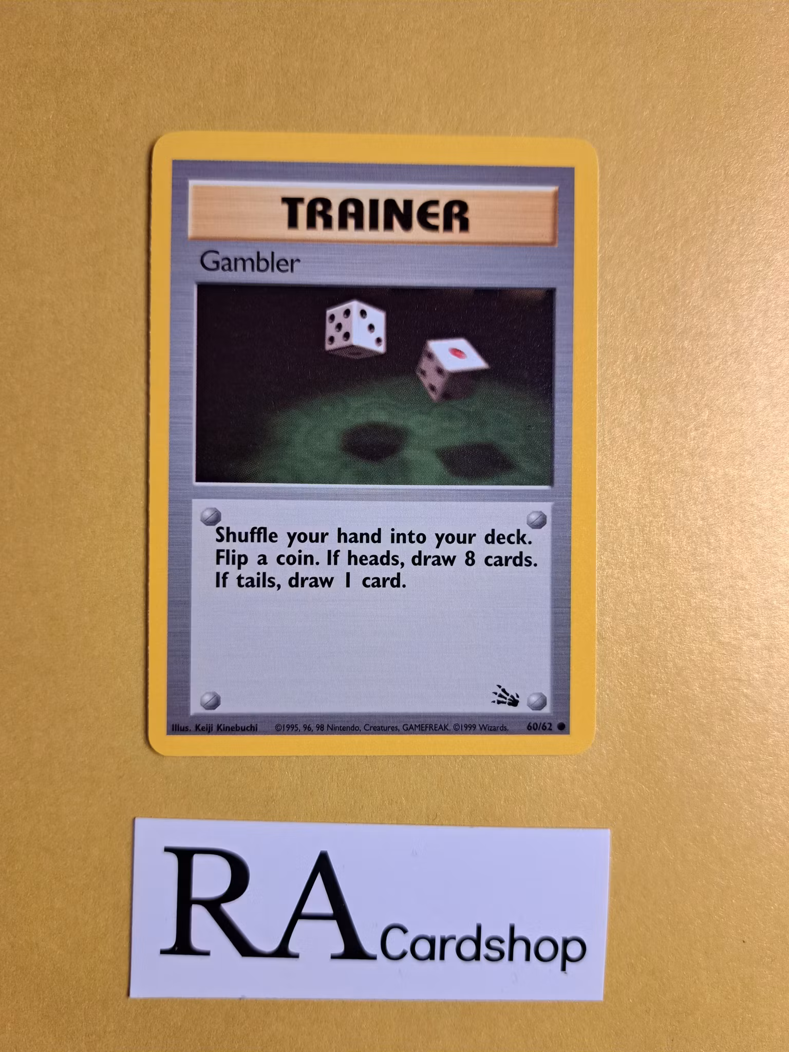 Gambler Common (4) 60/62 Fossil Pokemon