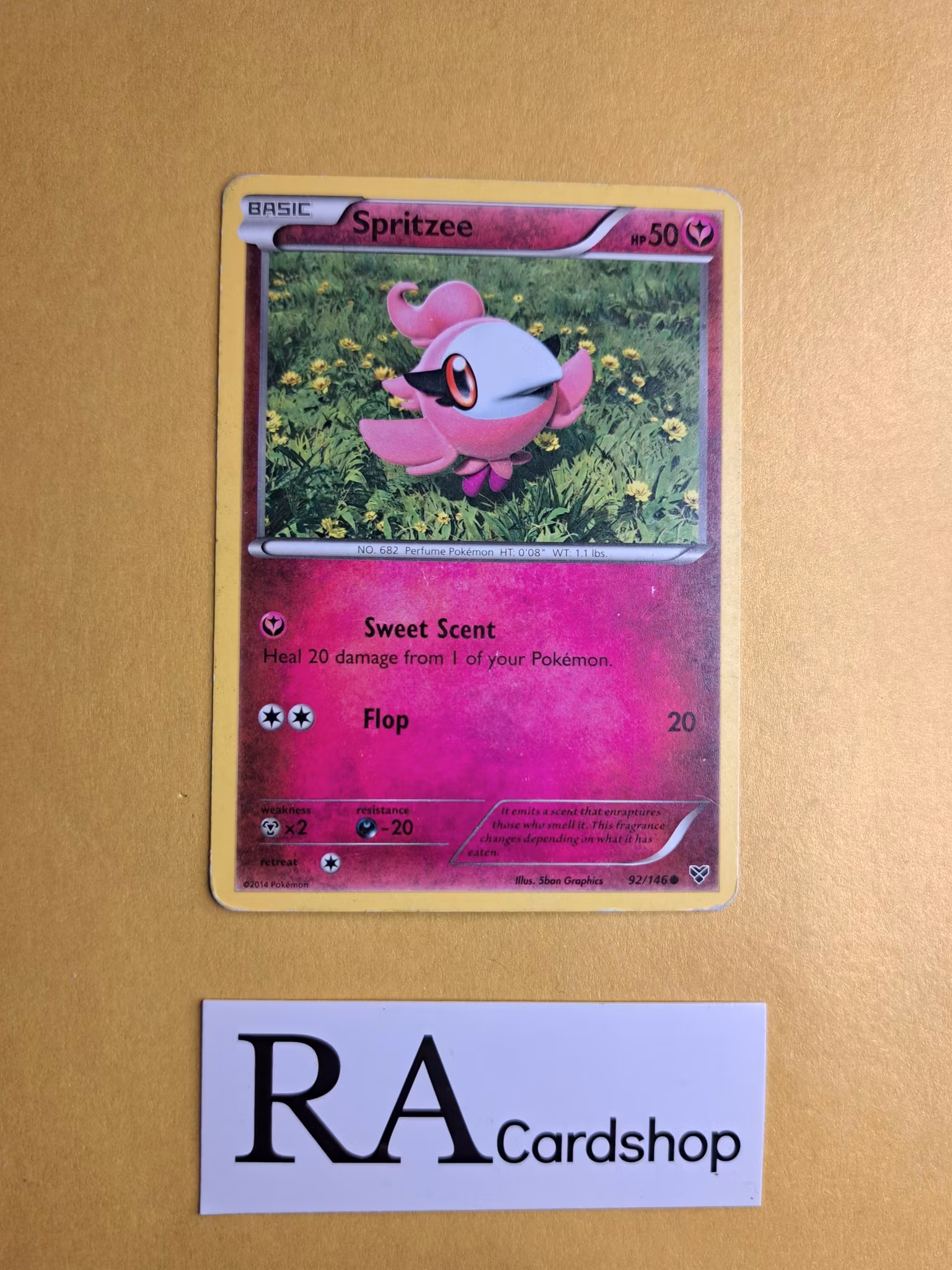 Spritzee Common 92/146 XY Base Set Pokemon