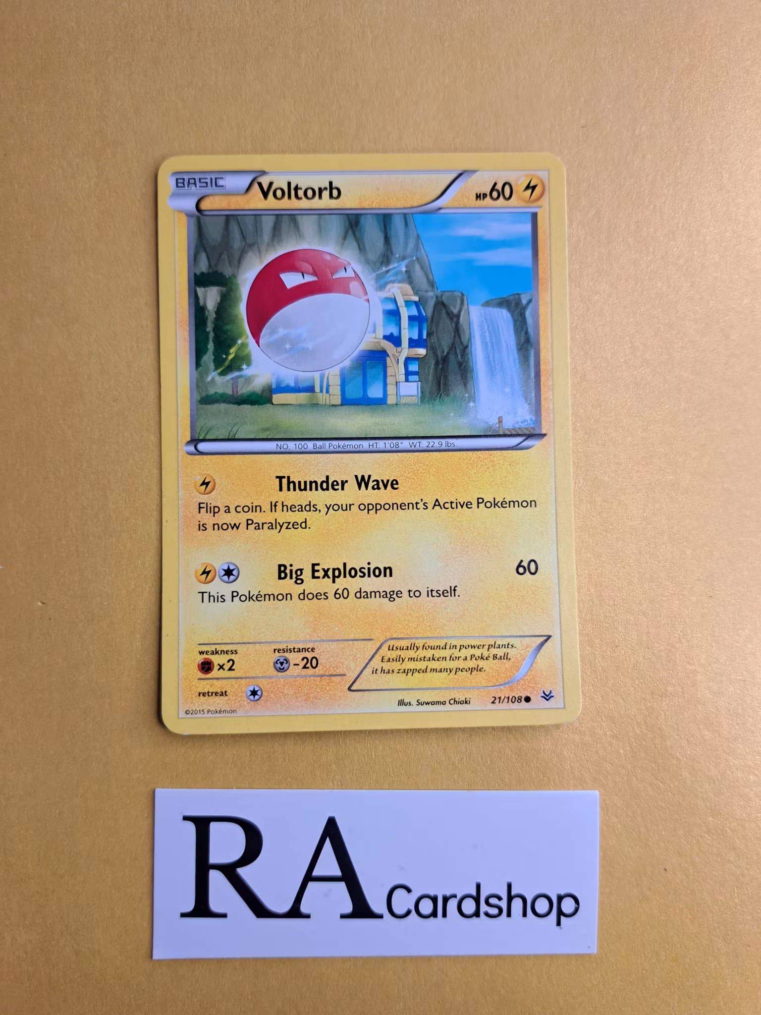 Voltorb Common 21/108 Roaring Skies Pokemon