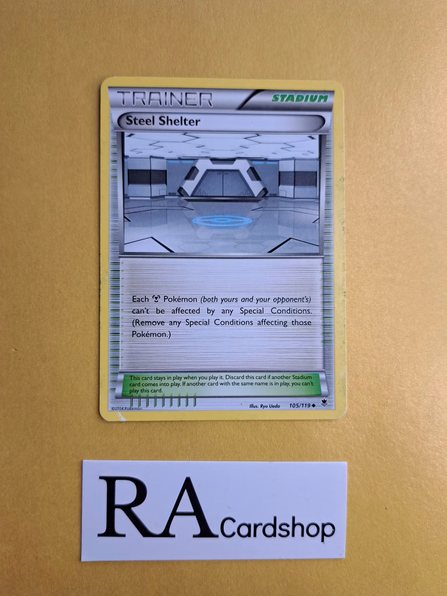 Steel Shelter Uncommon 105/108 Phantom Forces Pokemon