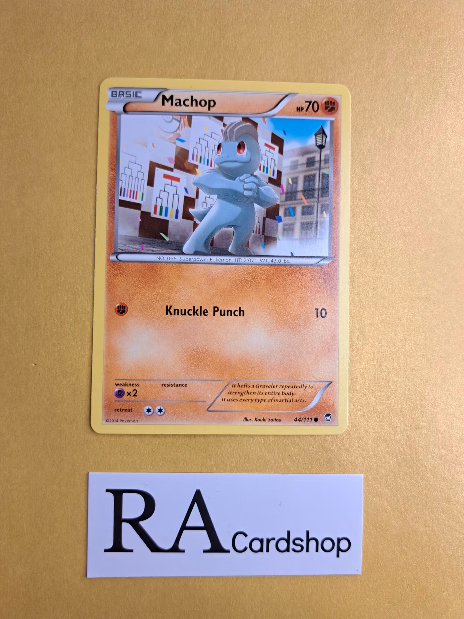 Machop Common 44/111 Furious Fist Pokemon