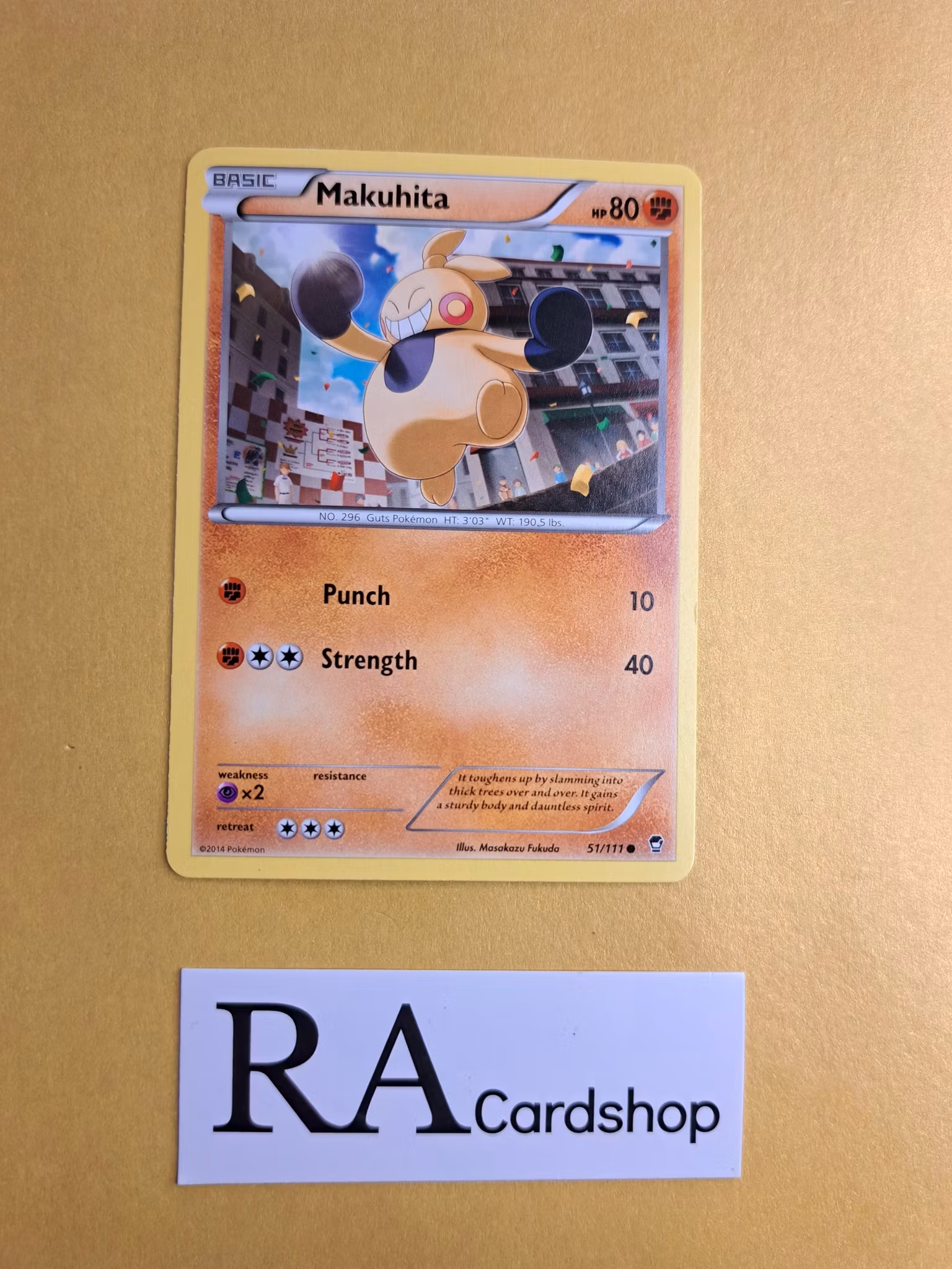 Makuhita Common 51/111 Furious Fist Pokemon