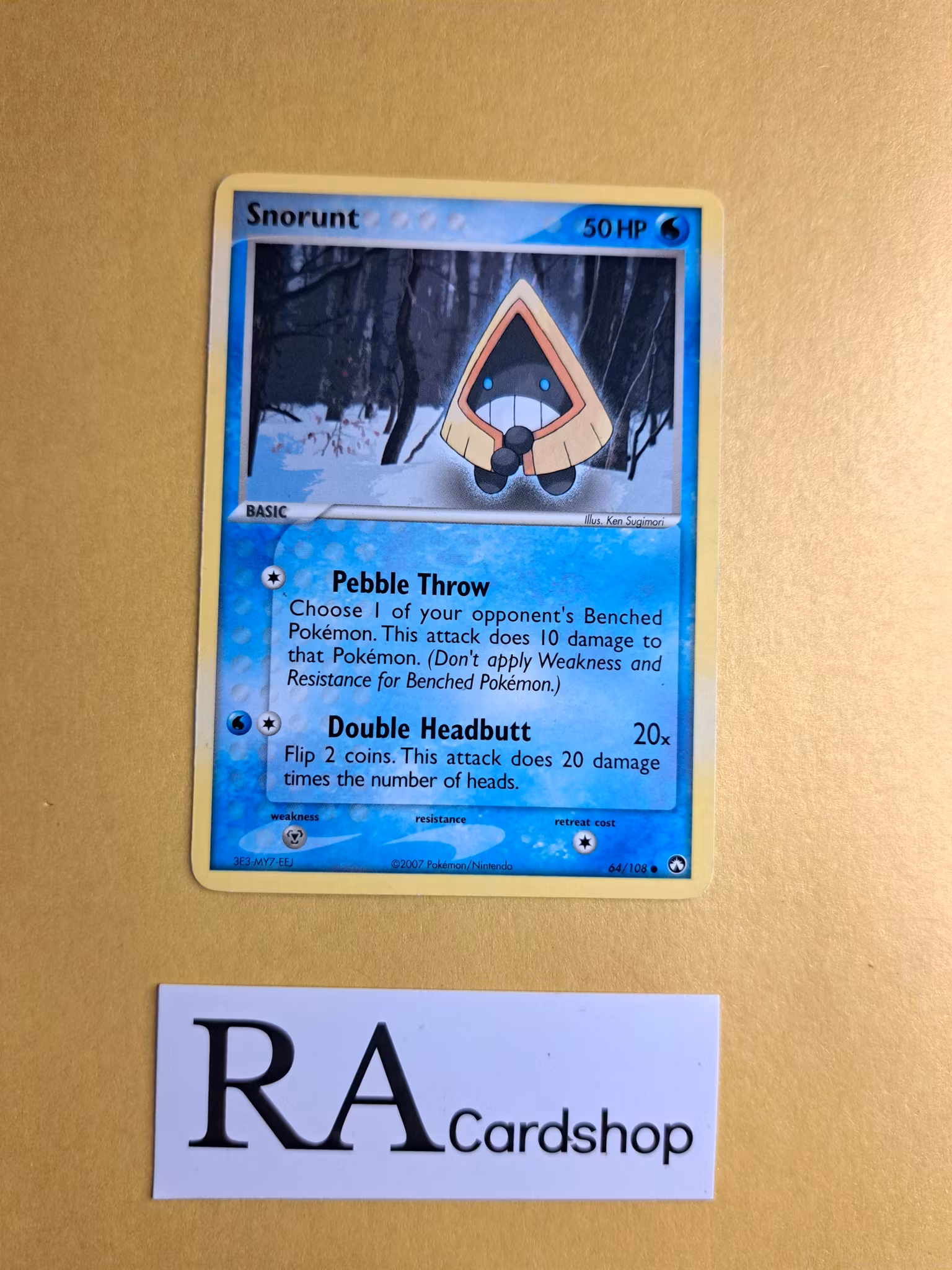 Snorunt Common 64/108 EX Power Keepers Pokemon