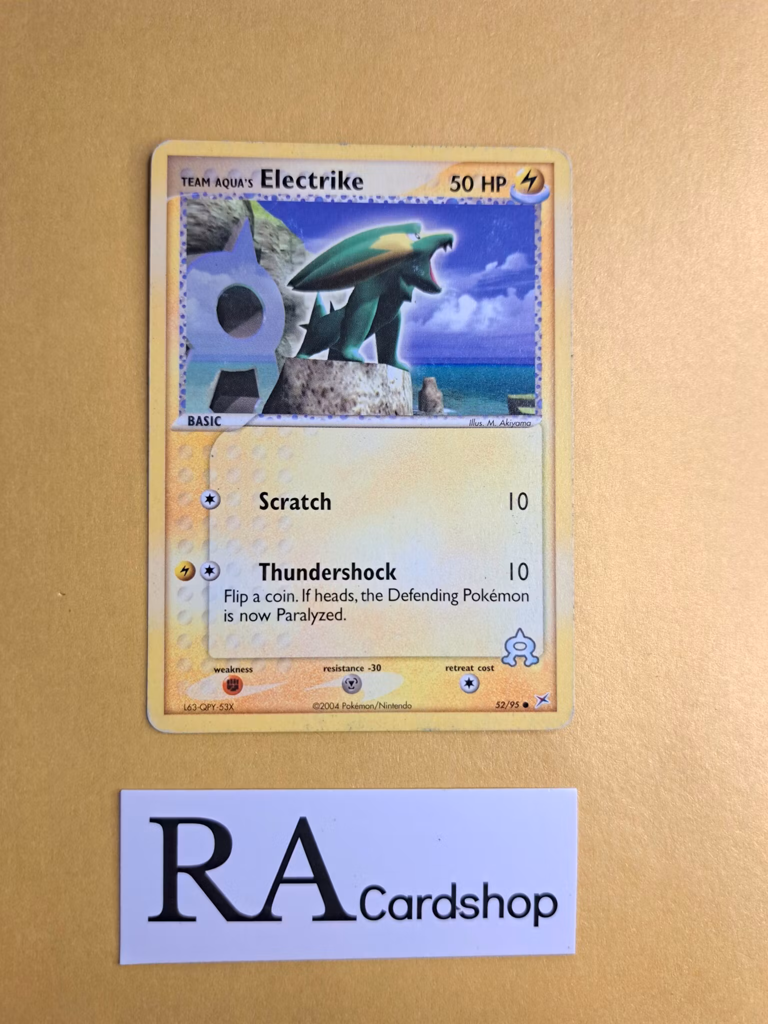 Team Aquas Electrike Common 52/95 Ex Team Magma vs. Team Aqua Pokemon