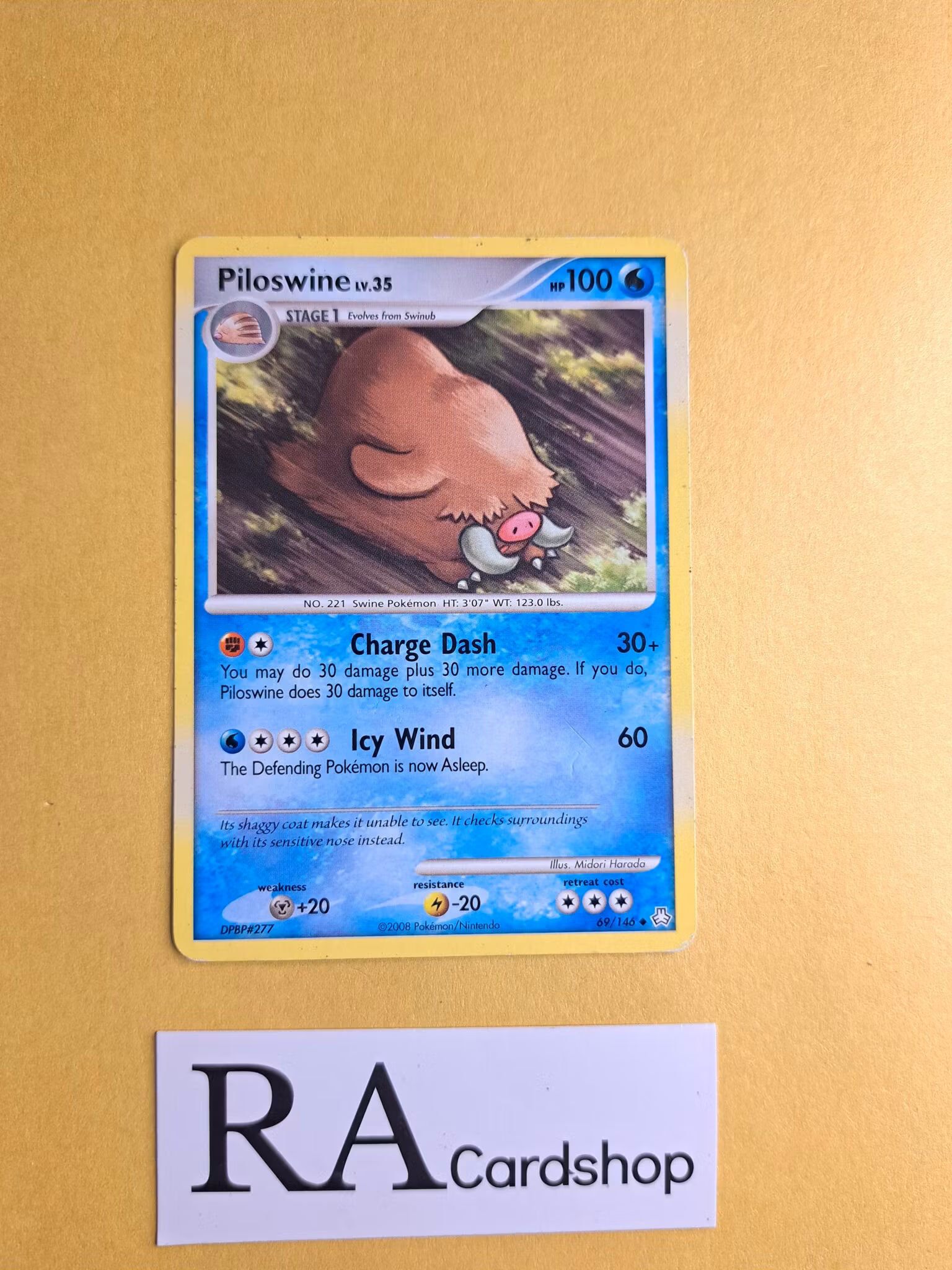 Piloswine Uncommon 69/146 Legends Awakened Pokemon