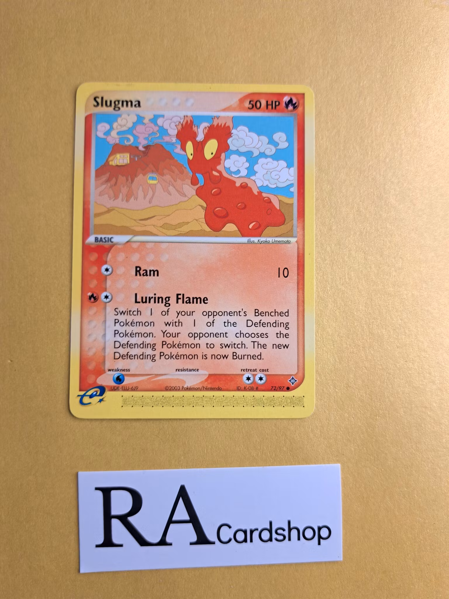 Slugma Common 72/97 Ex Dragon Pokemon