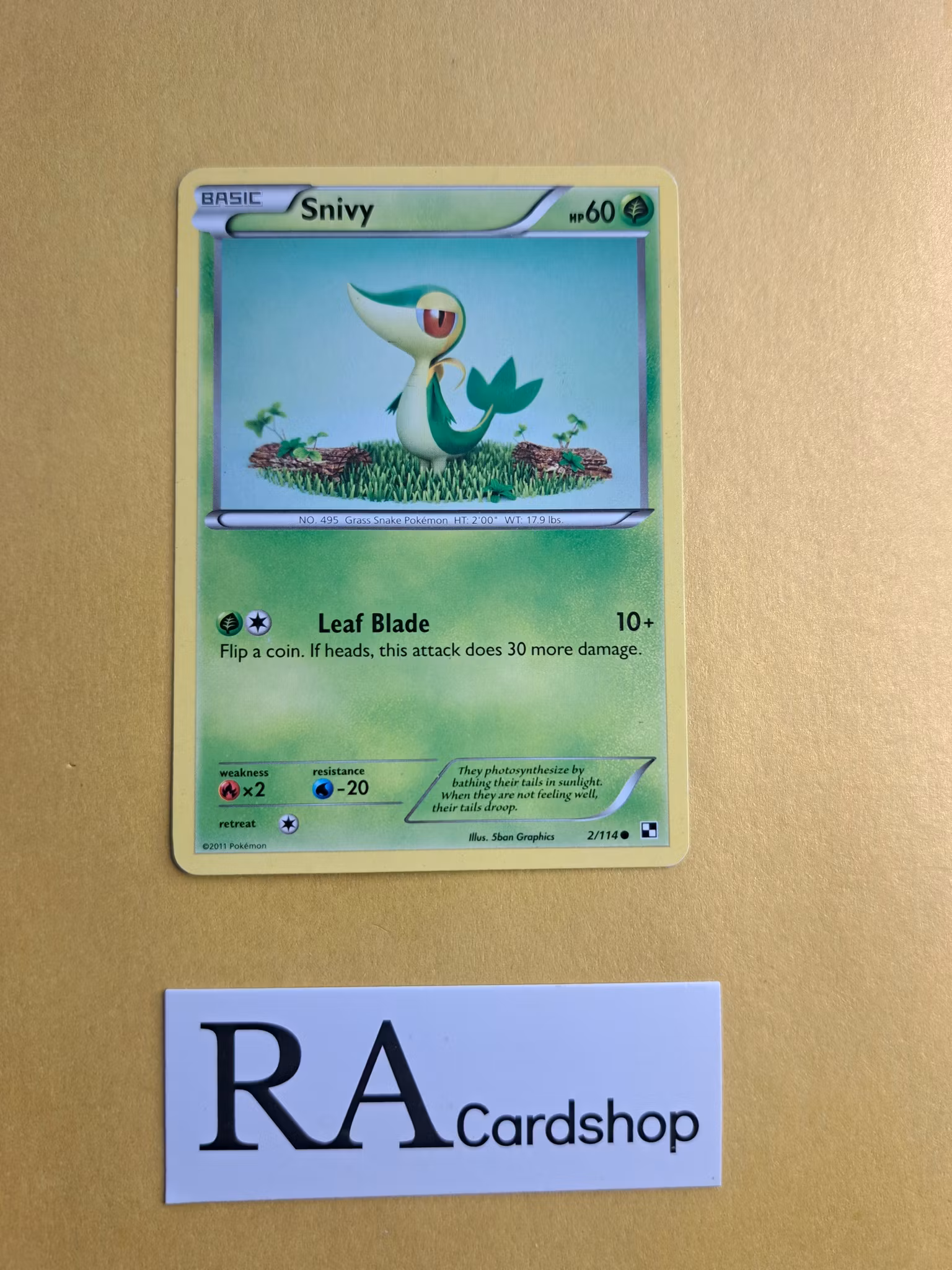 Snivy Common 2/114 Black & White Pokemon