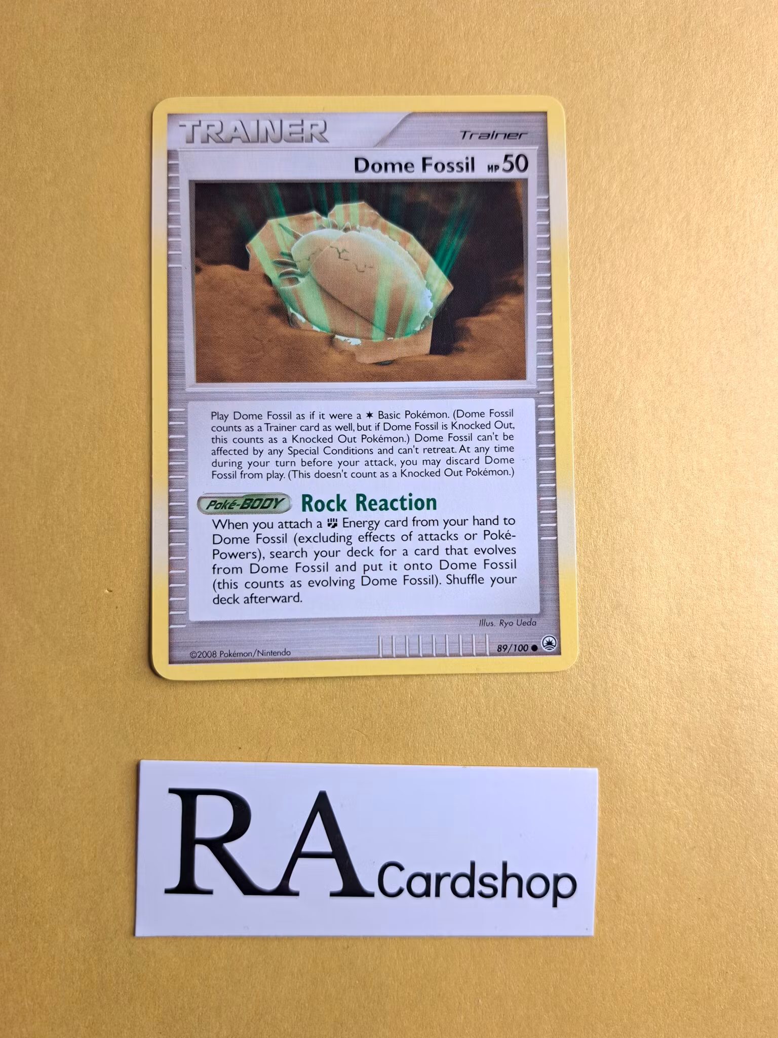 Dome Fossil Common 89/100 Majestic Dawn Pokemon