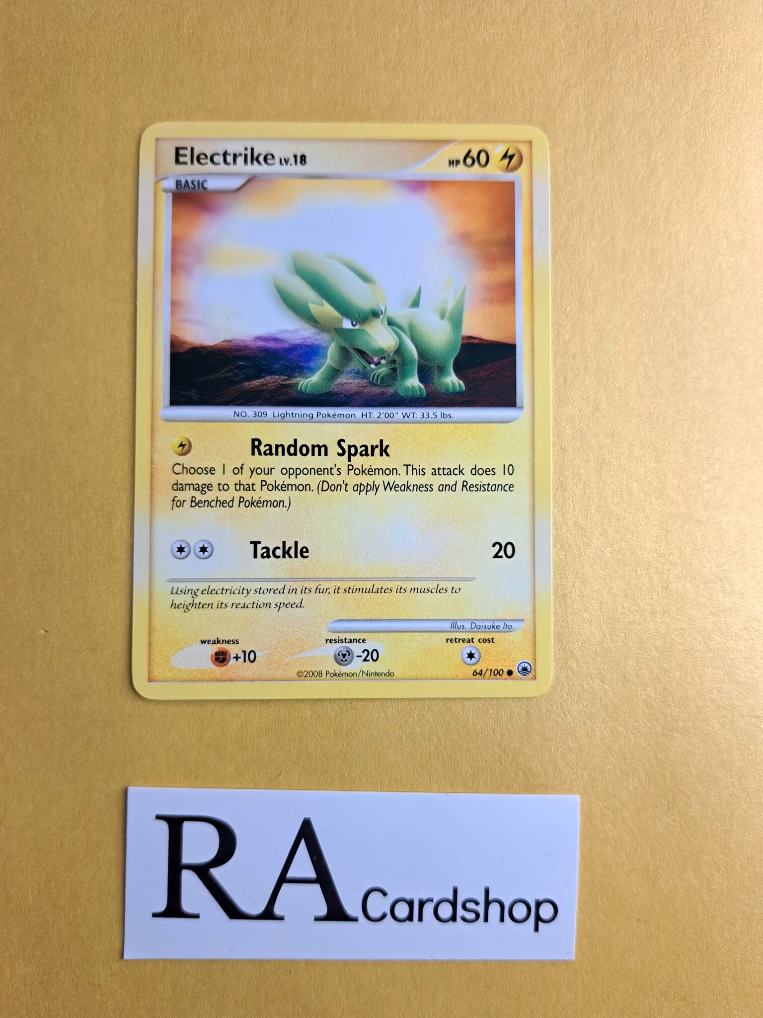 Electrike Common 64/100 Majestic Dawn Pokemon