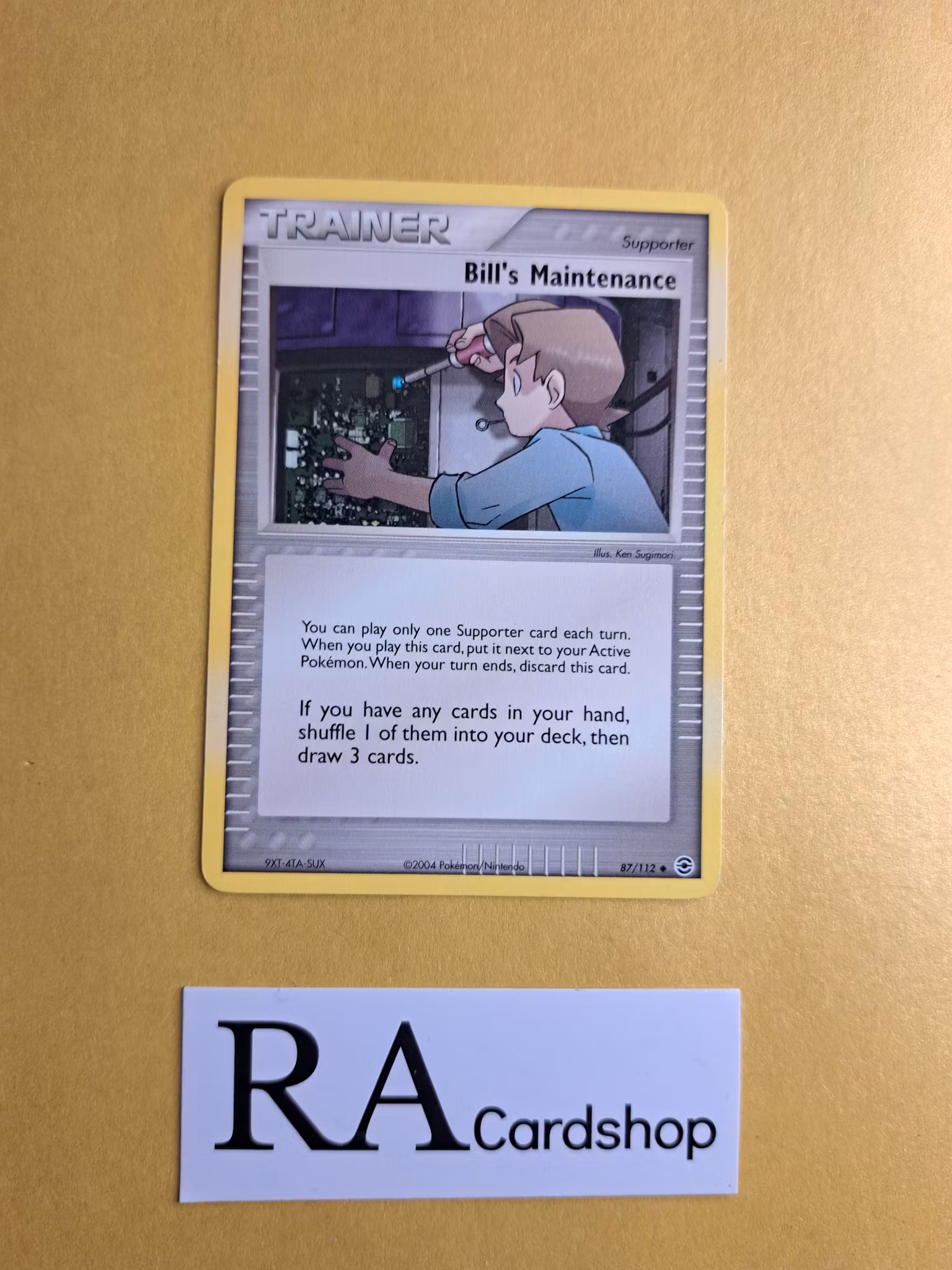 Bills Maintenence Uncommon 87/112 EX FireRed & LeafGreen Pokemon