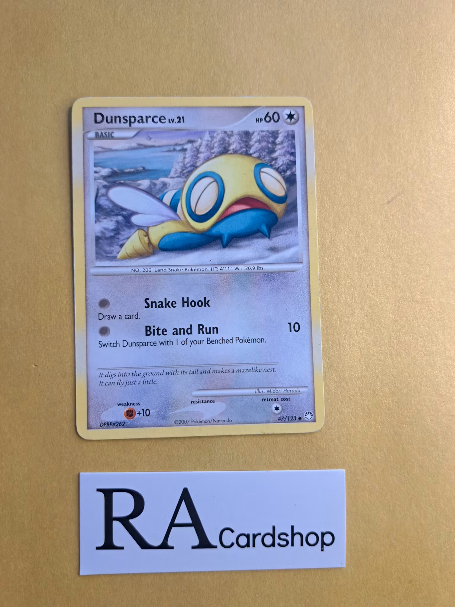 Dunsparce Uncommon 47/123 Mysterious Treasures Pokemon
