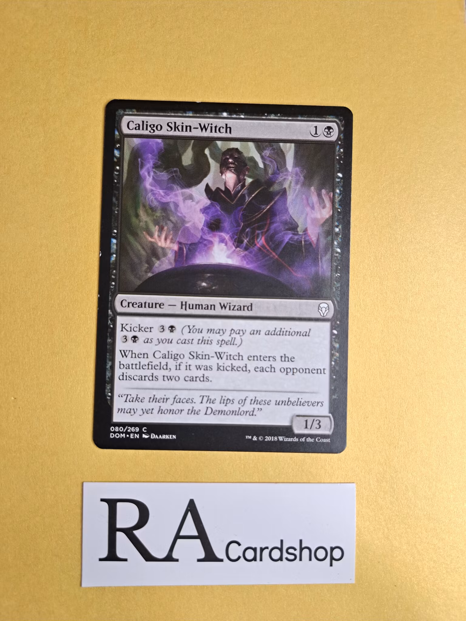 Caligo Skin-Witch Common 080/269 Dominaria (DOM) Magic the Gathering