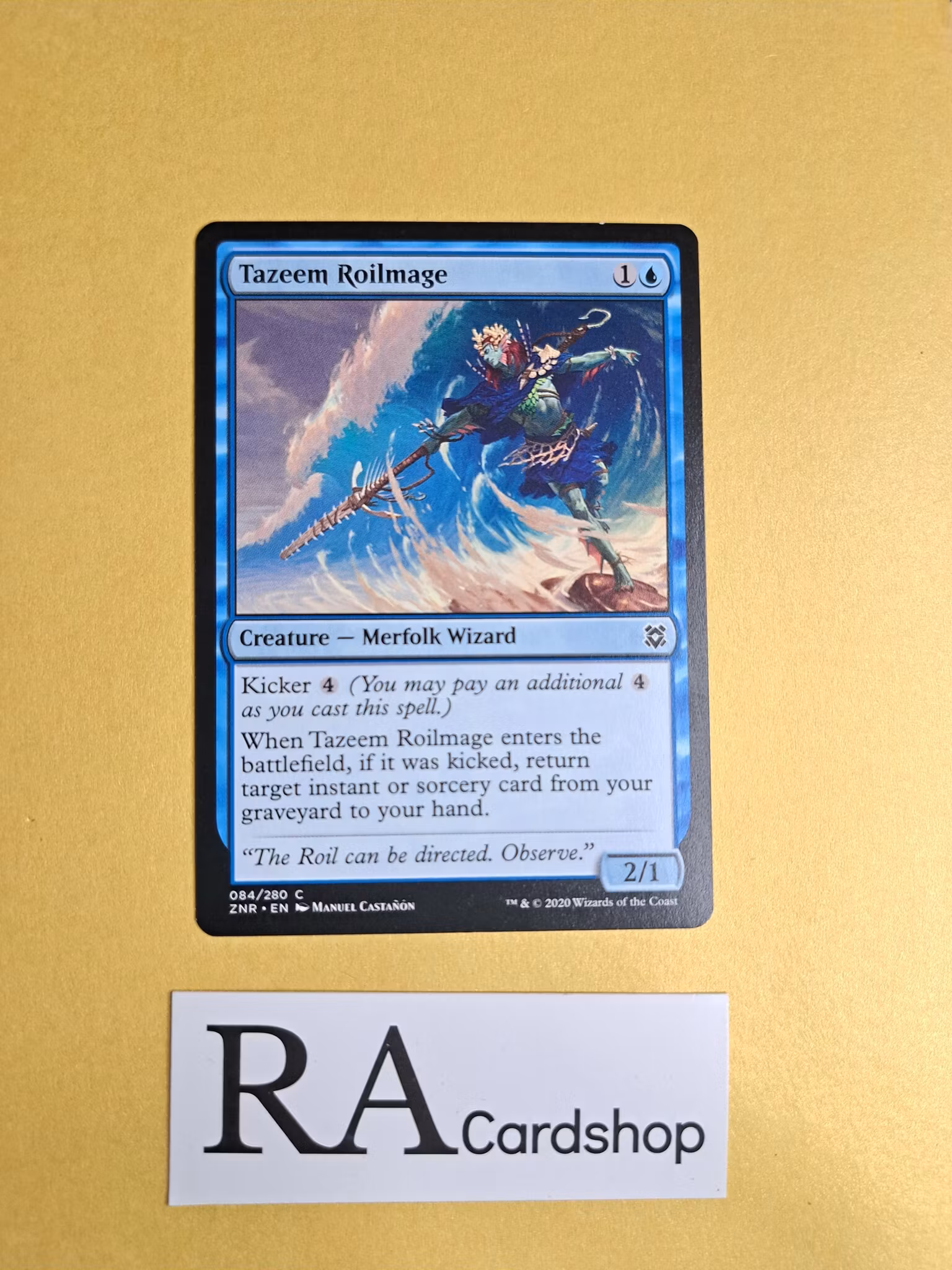 Tazeem Roilmage Common 084/280 Zendikar Rising (ZNR) Magic the Gathering