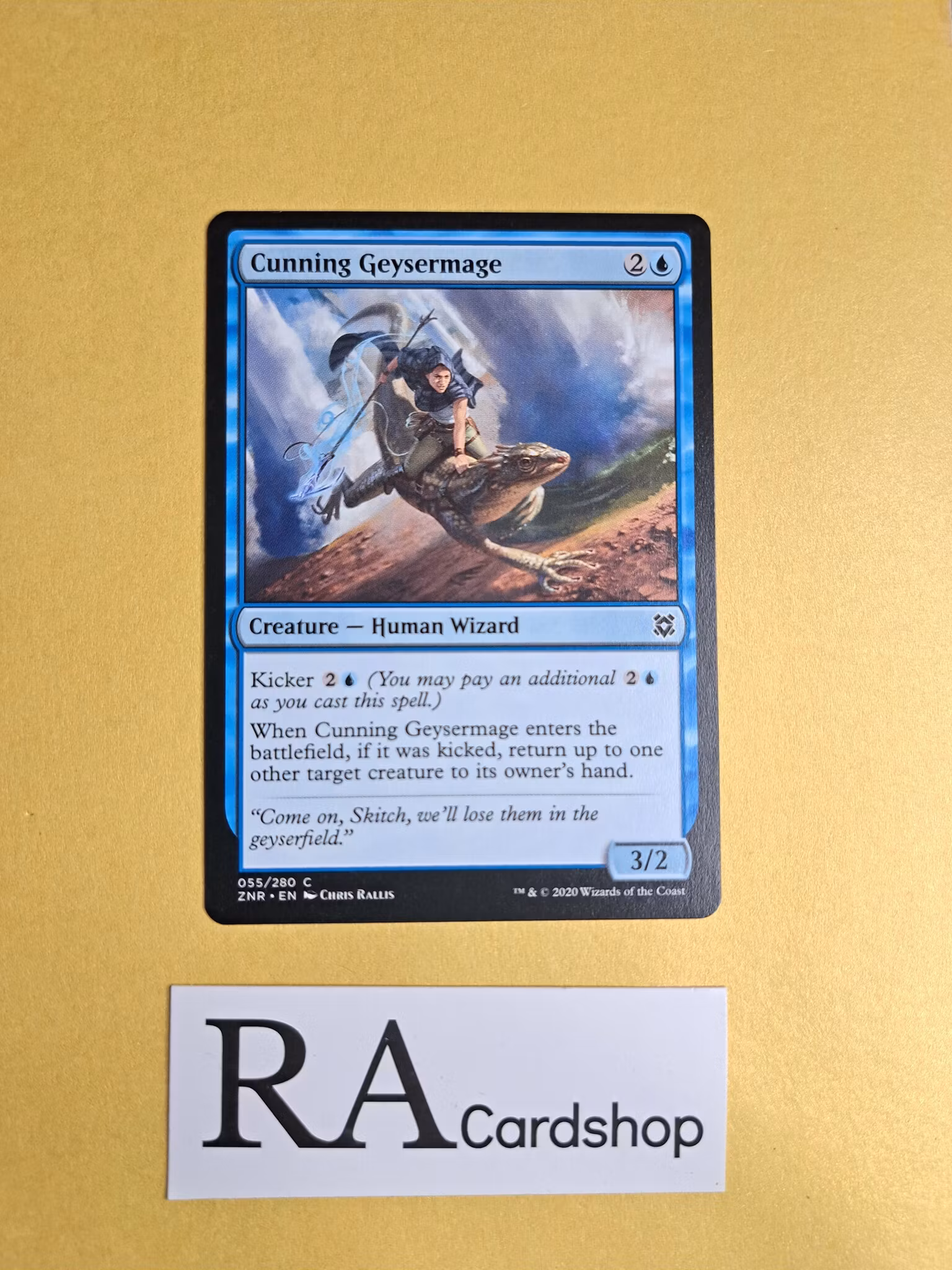 Cunning Geysermage Common 055/280 Zendikar Rising (ZNR) Magic the Gathering