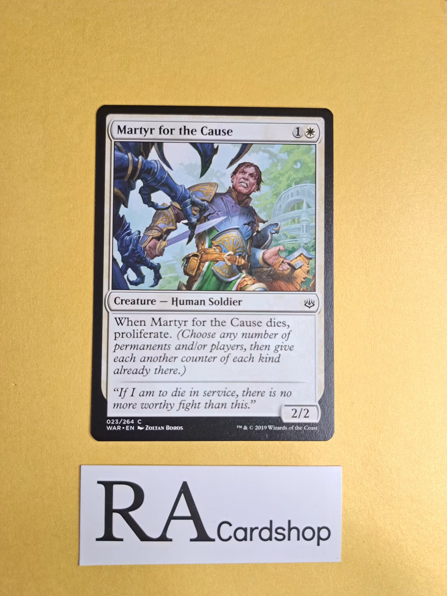 Martyr for the Cause Common 023/264 War of the Spark Magic the Gathering