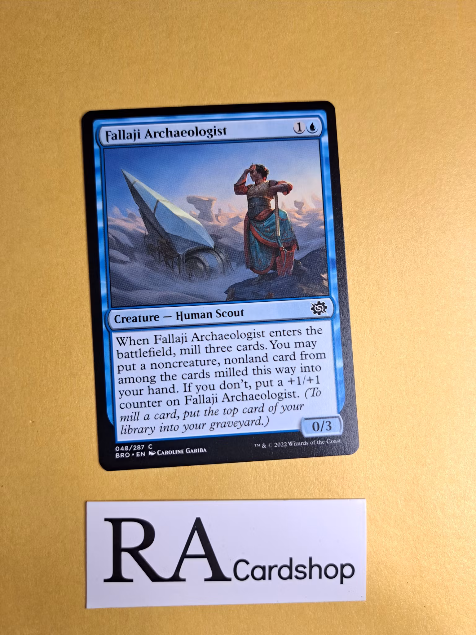 Fallaji Archaeologist Common 048/287 The Brothers War Magic the Gathering