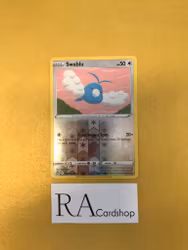 Swablu Reverse Holo Common 142/195 Silver Tempest Pokemon