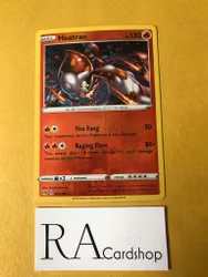 Heatran Reverse Holo Rare 025/189 Darkness Ablaze Pokemon