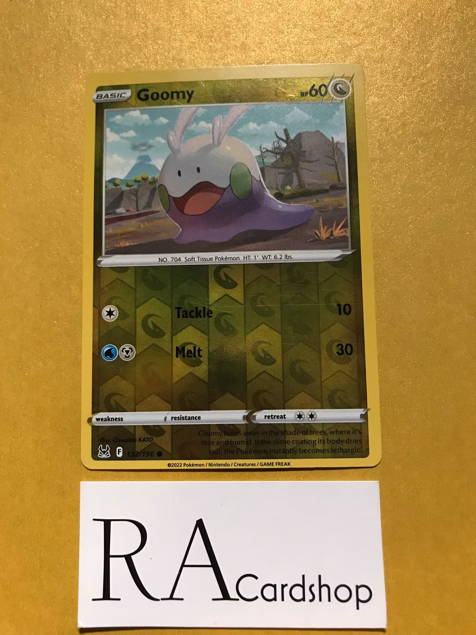 Goomy Reverse Holo Common 132/196 Lost Origin Pokémon
