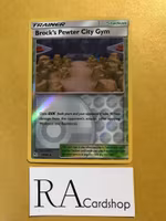 Brocks Pewter City Gym Reverse Holo Uncommon 54/68 Hidden Fates Pokemon