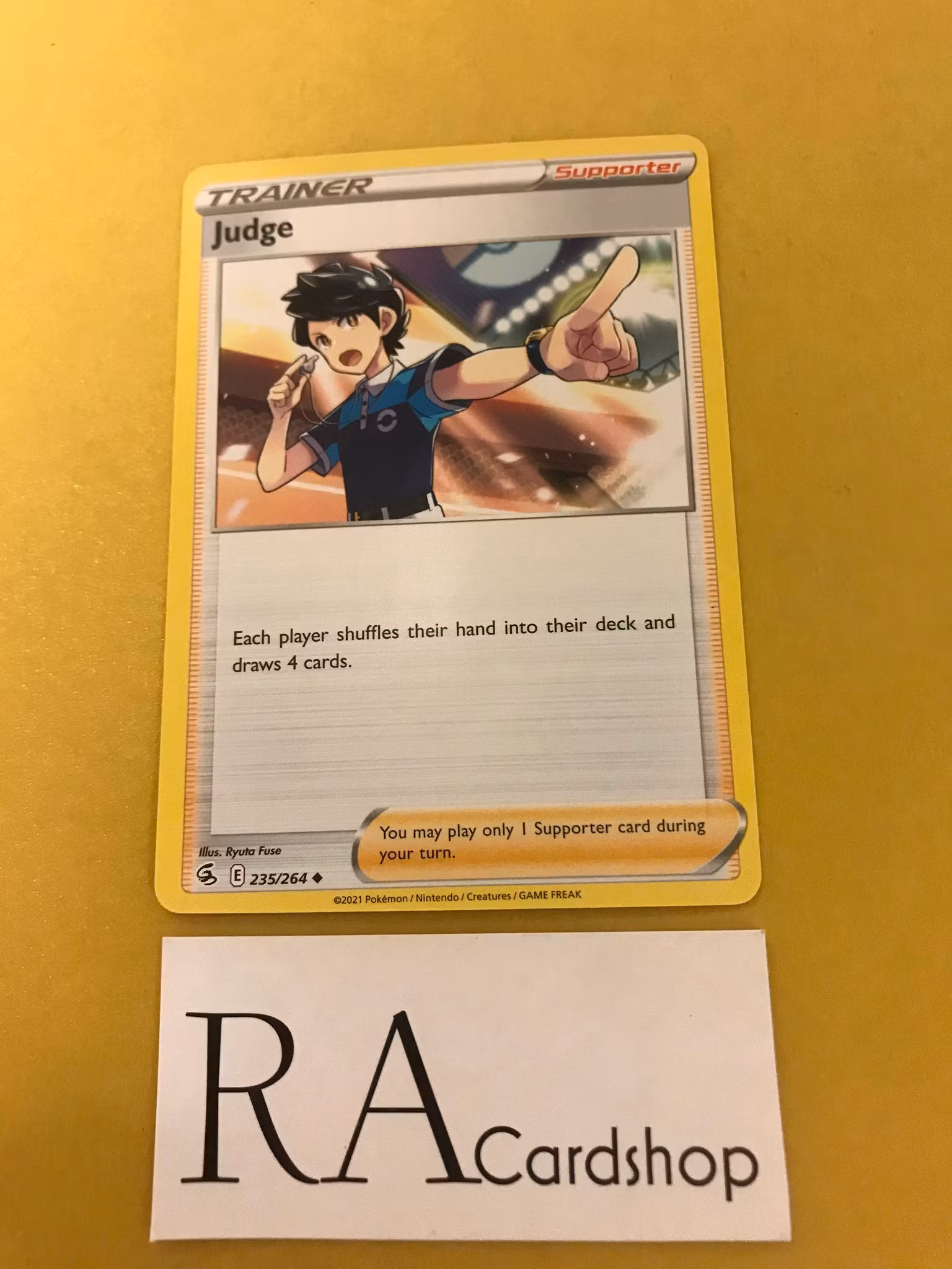 Judge Uncommon 235/264 Fusion Strike Pokemon