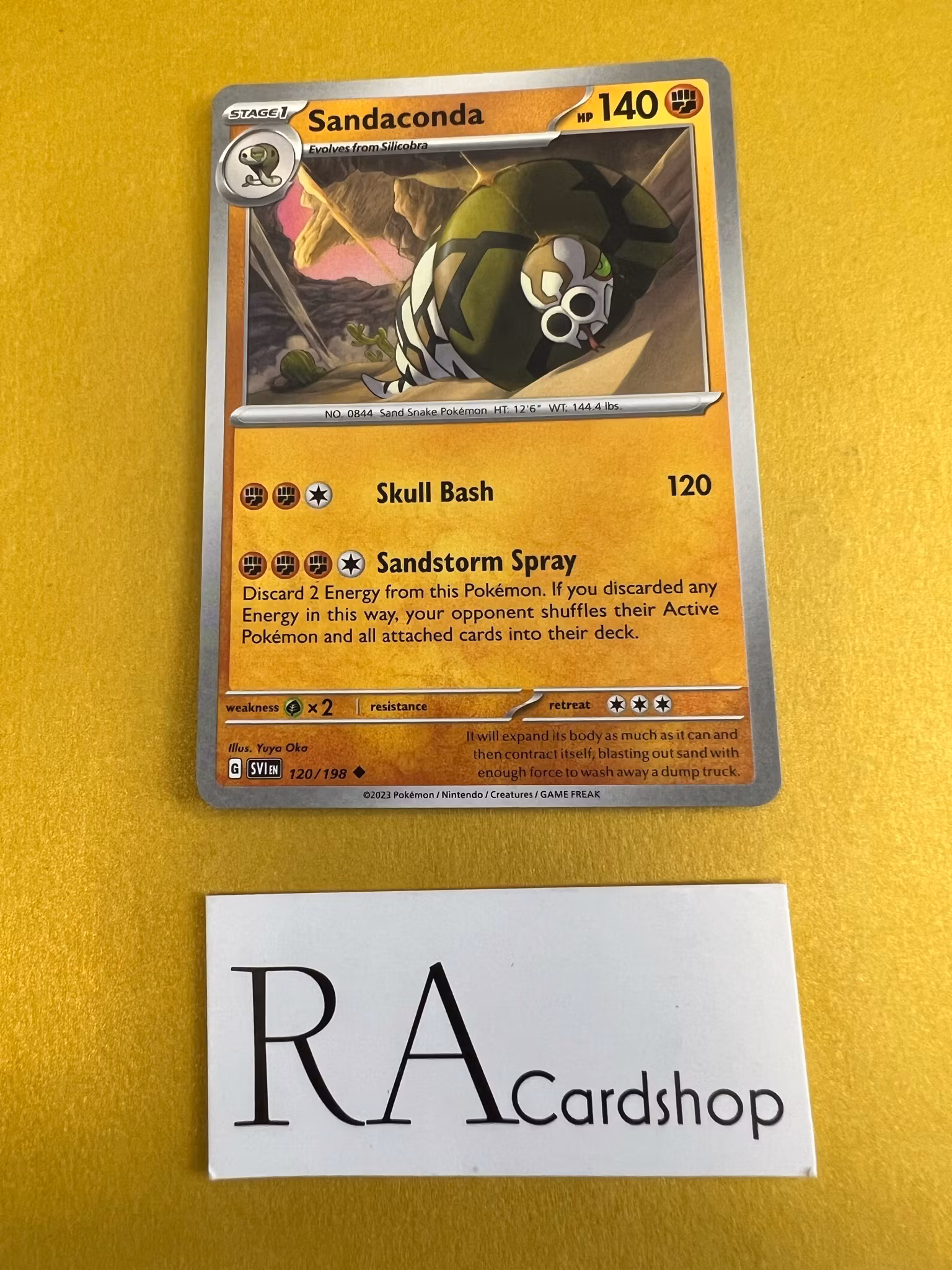 Sandaconda Uncommon 120/198 Scarlet & Violet Pokemon