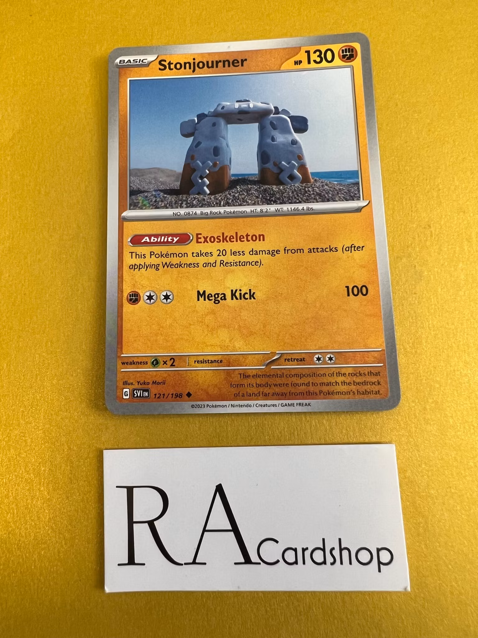 Stonjourner Uncommon 121/198 Scarlet & Violet Pokemon