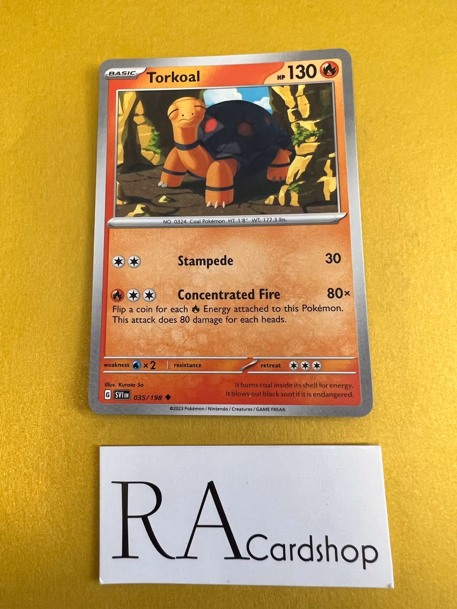 Torkoal Uncommon 035/198 Scarlet & Violet Pokemon
