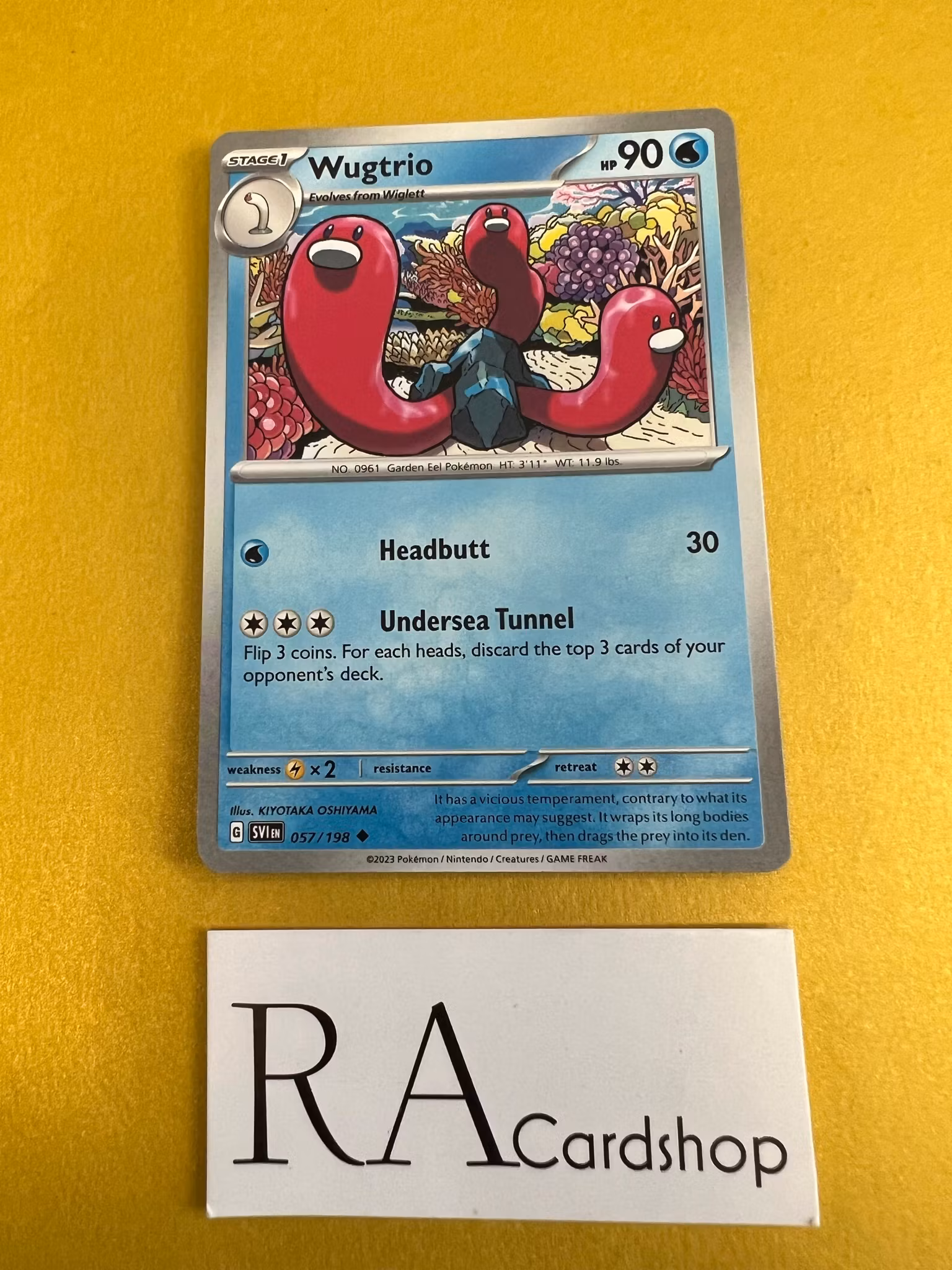 Wugtrio Uncommon 057/198 Scarlet & Violet Pokemon