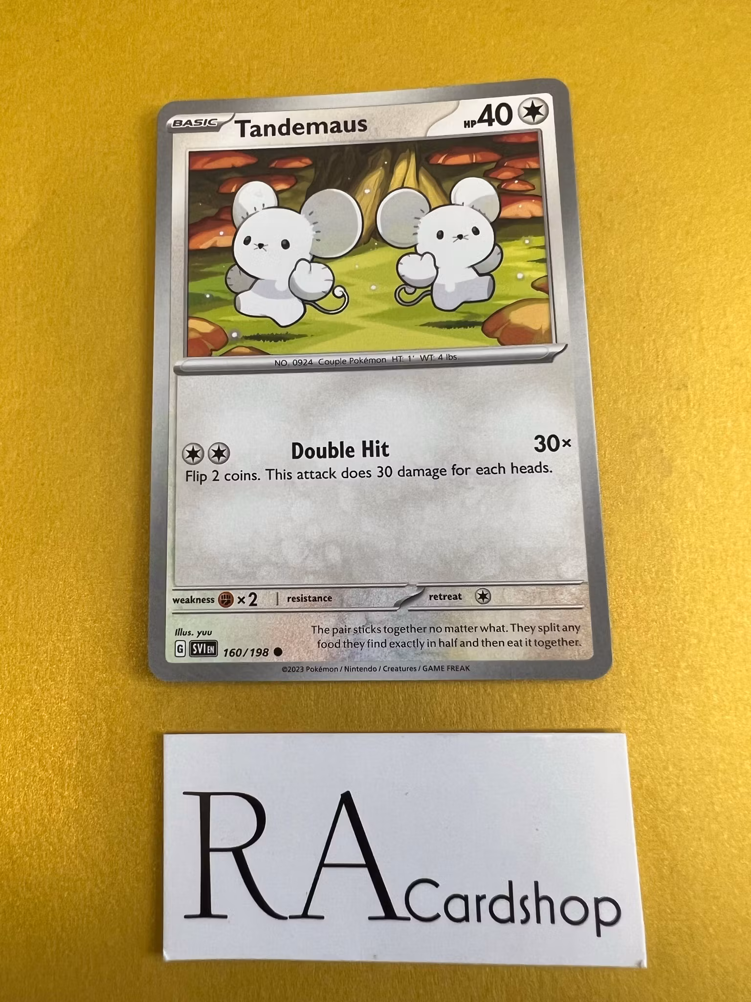 Tandemaus common 160/198 Scarlet & Violet Pokemon