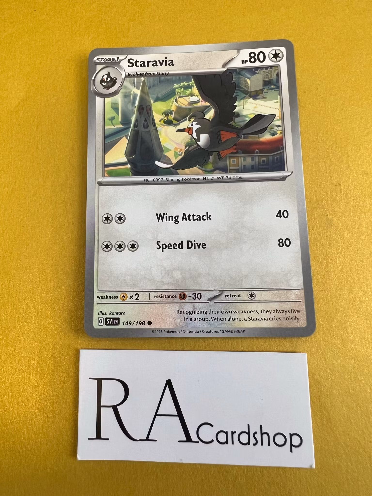 Staravia common 149/198 Scarlet & Violet Pokemon