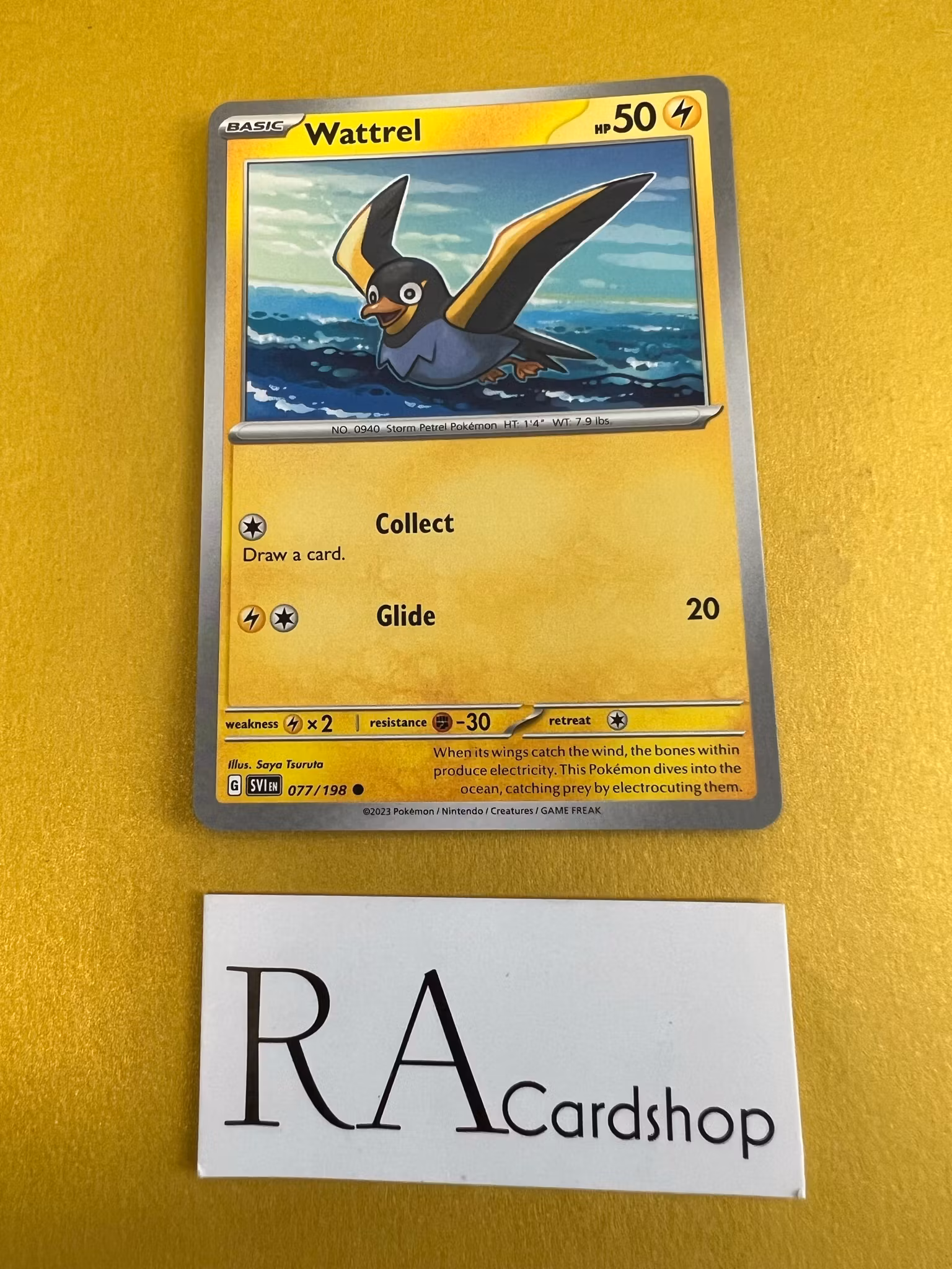 Wattrel common  077/198 Scarlet & Violet Pokemon