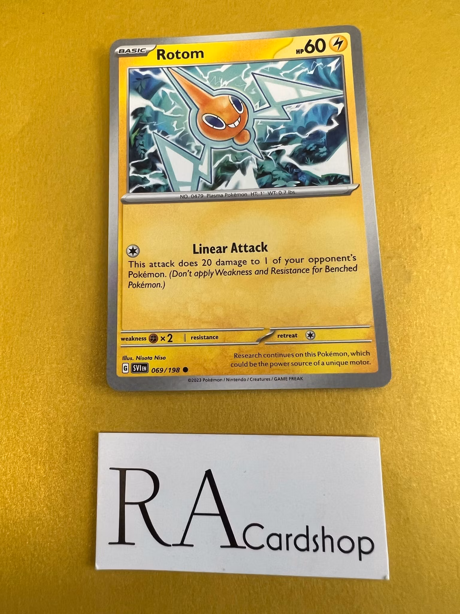 Rotom common  069/198 Scarlet & Violet Pokemon