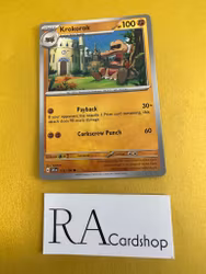 Krokorok common  116/198 Scarlet & Violet Pokemon