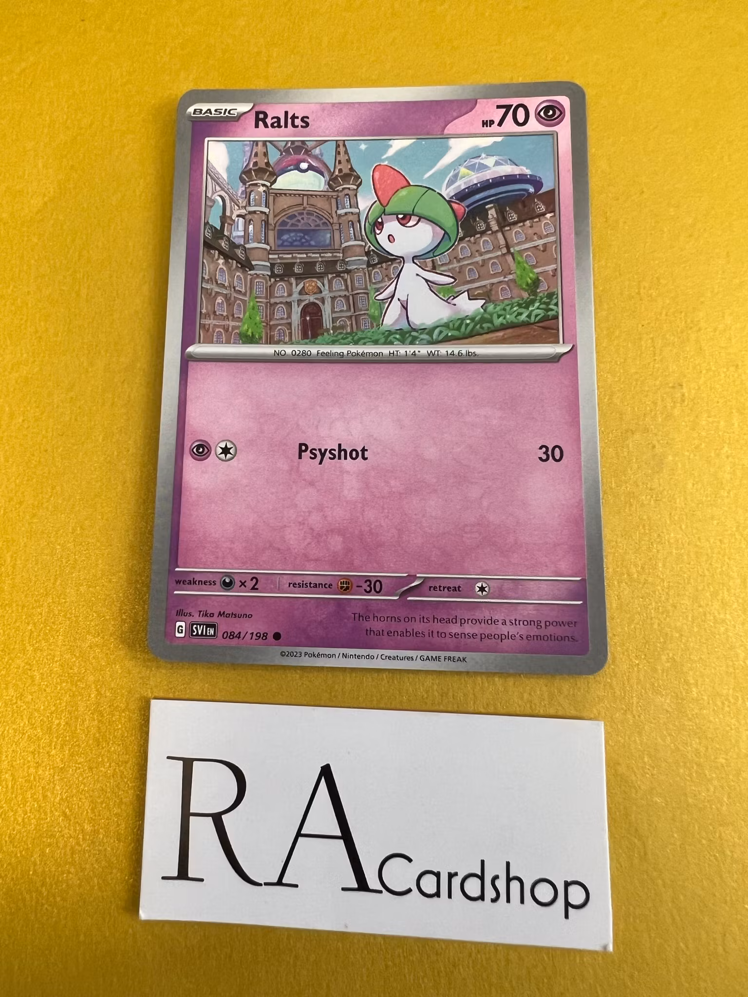 Ralts common  084/198 Scarlet & Violet Pokemon