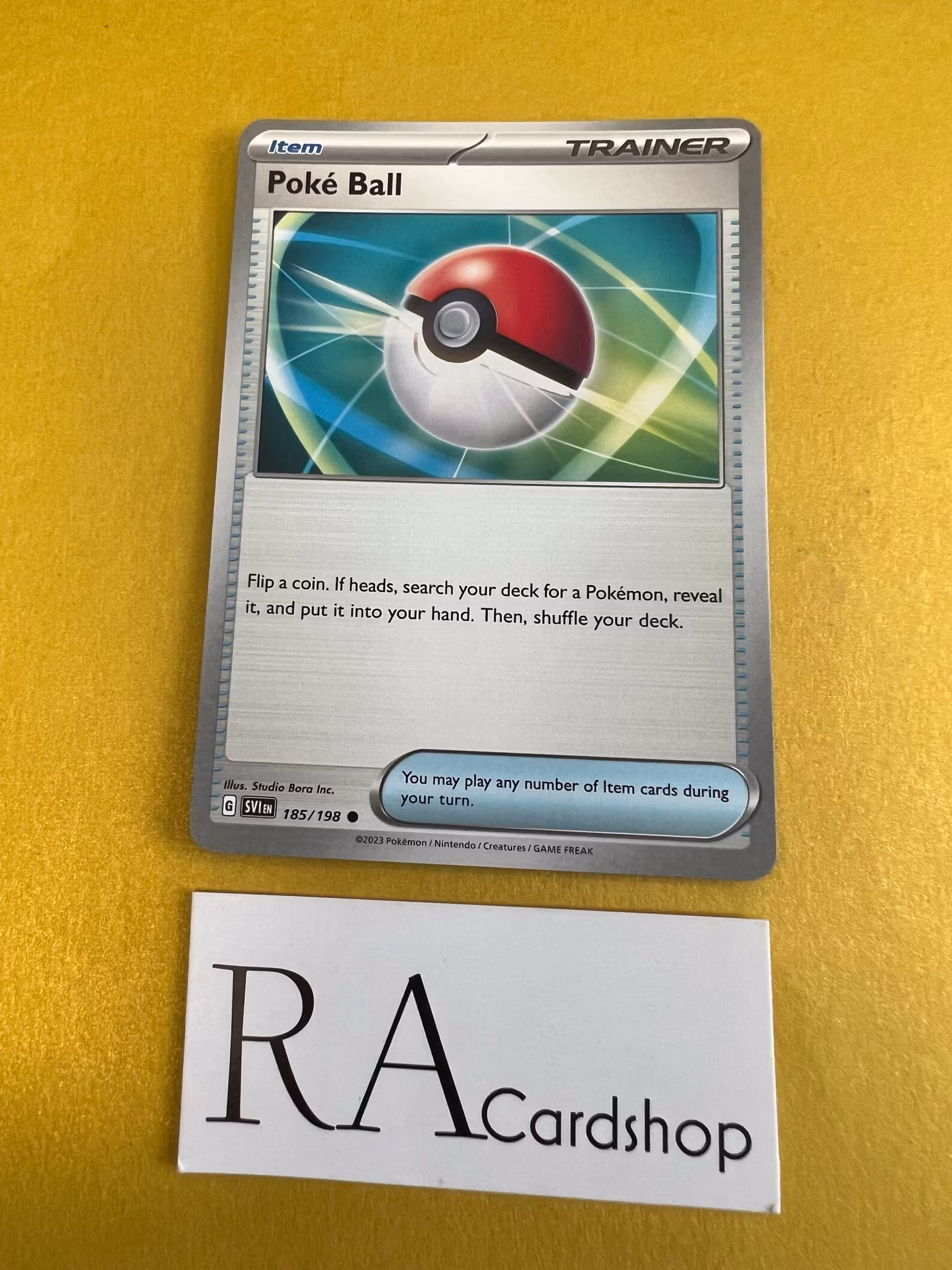 Poke ball common  185/198 Scarlet & Violet Pokemon