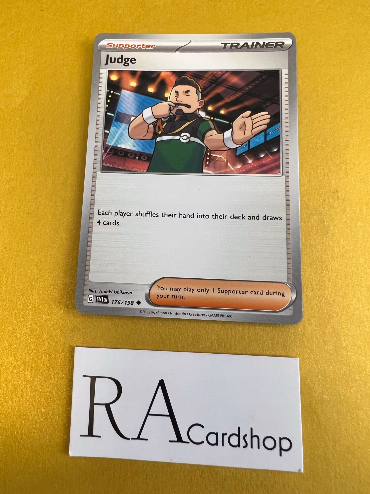 Judge Uncommon  176/198 Scarlet & Violet Pokemon