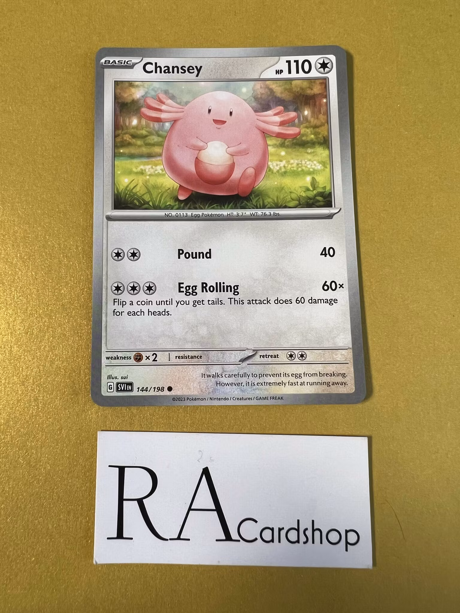 Chansey Common 144/198 Scarlet & Violet Pokemon